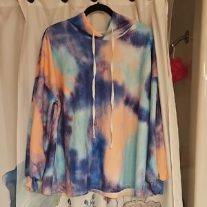 Tie-Dye Hooded Sweatshirt